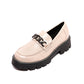 Shoeroom Metal Chain Flat Shoes