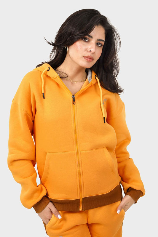 Shechick Bi-Tone Zip-up Hoodie