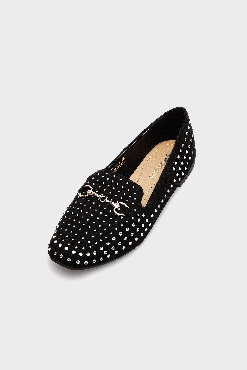 Shoeroom Strassed Flat Shoes