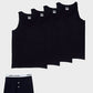 Hero Basic Set Of 4 Tank Top With Boxer