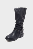 Shoeroom Round Buckle Boot