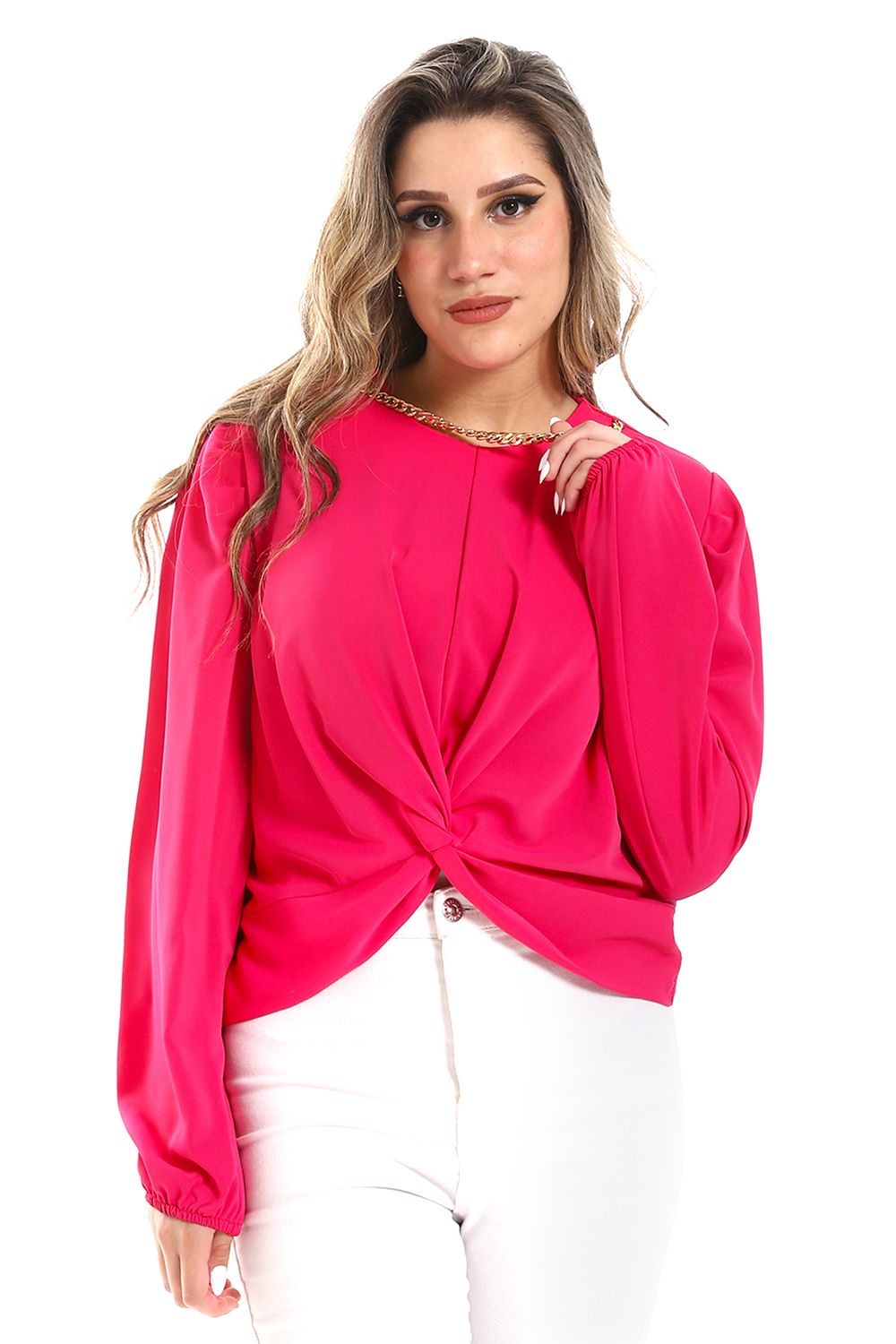 Mr.Joe Chic Twisted Style Blouse