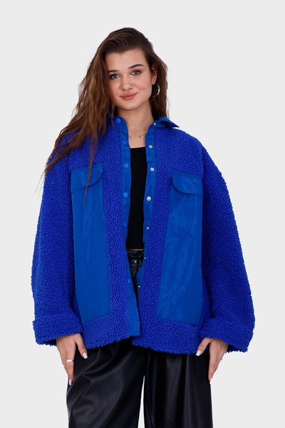 سترة تيدي بجيوب أمامية