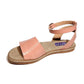 Xo Style Flocked Leather Sandal