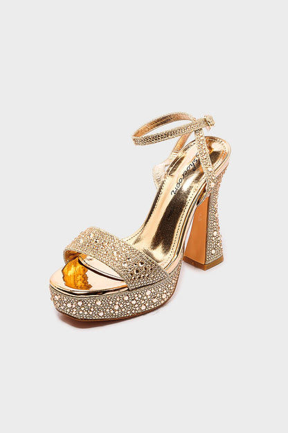 Studded Soiree High Heeled Sandals