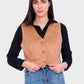 Miss Venus Solid Buttoned Vest