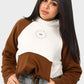 Shechick Drawstring Cropped Hoodie