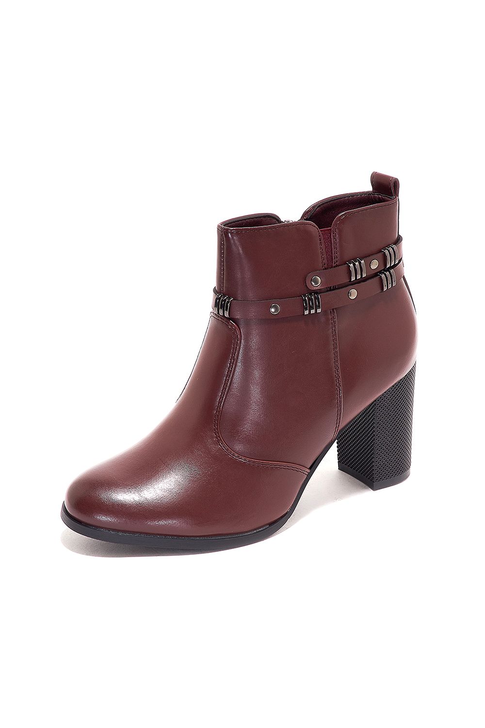 Shoeroom Side Zip-up Half Boot