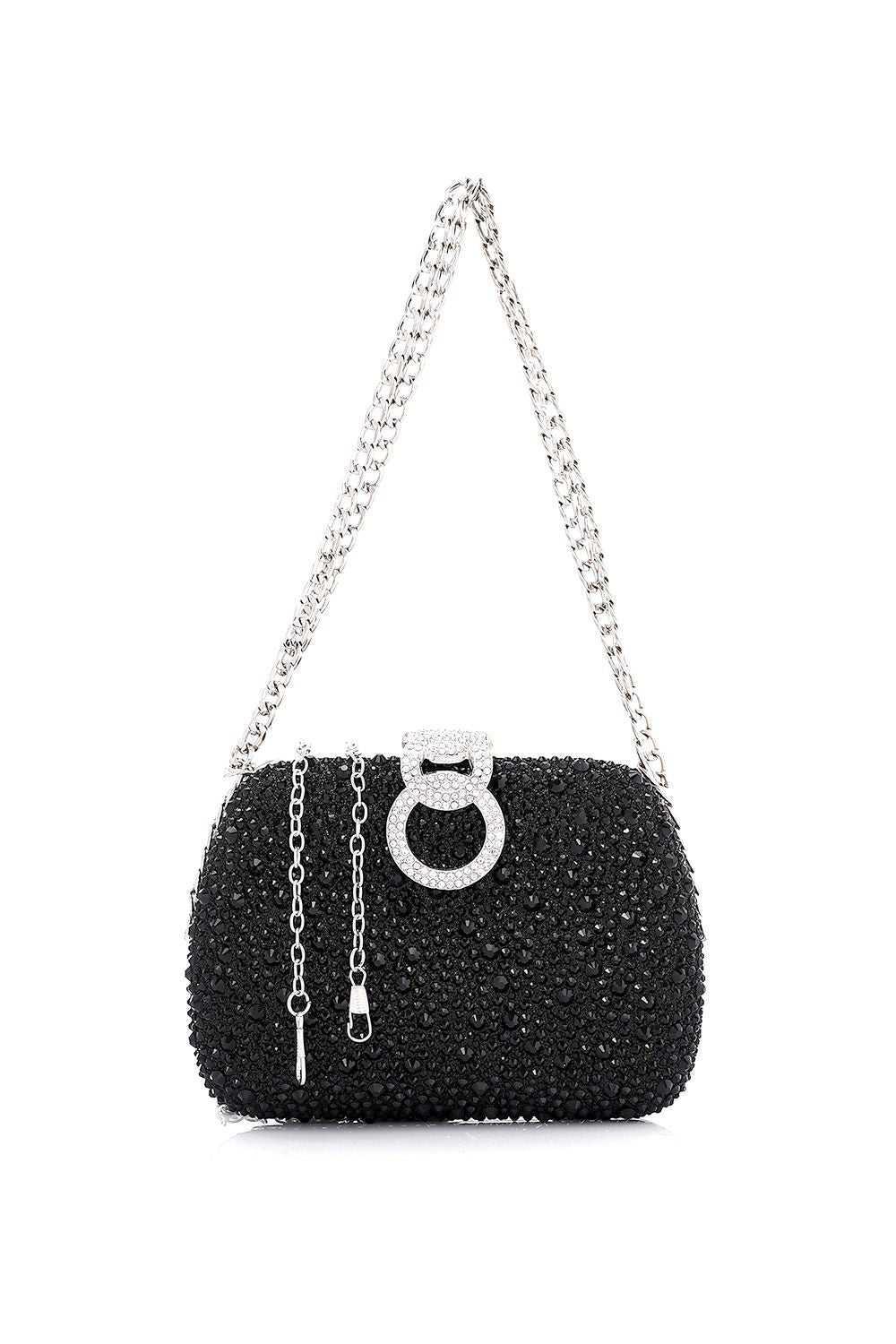 Mr.Joe Chic Strass Studded Clutch