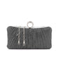 Mr.Joe Studded Ring Lock Chic Clutch