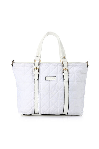 White Practical Handbag