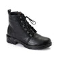 Xo Style Leather Ankle Combat Boot