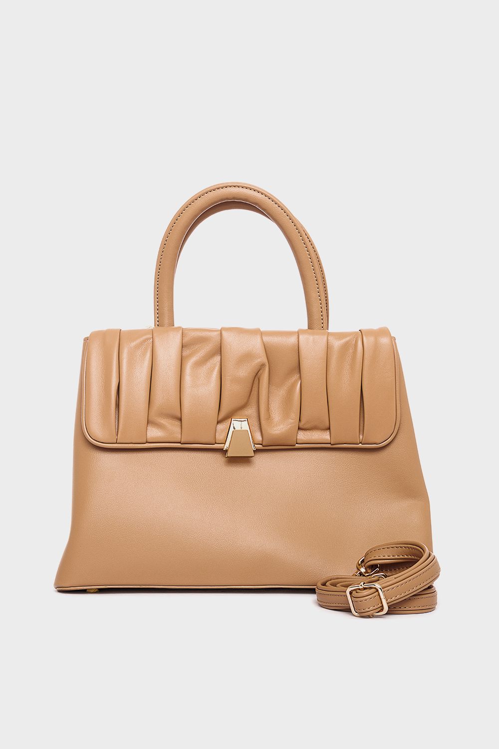 Shoeroom Plain Leather Hand Bag