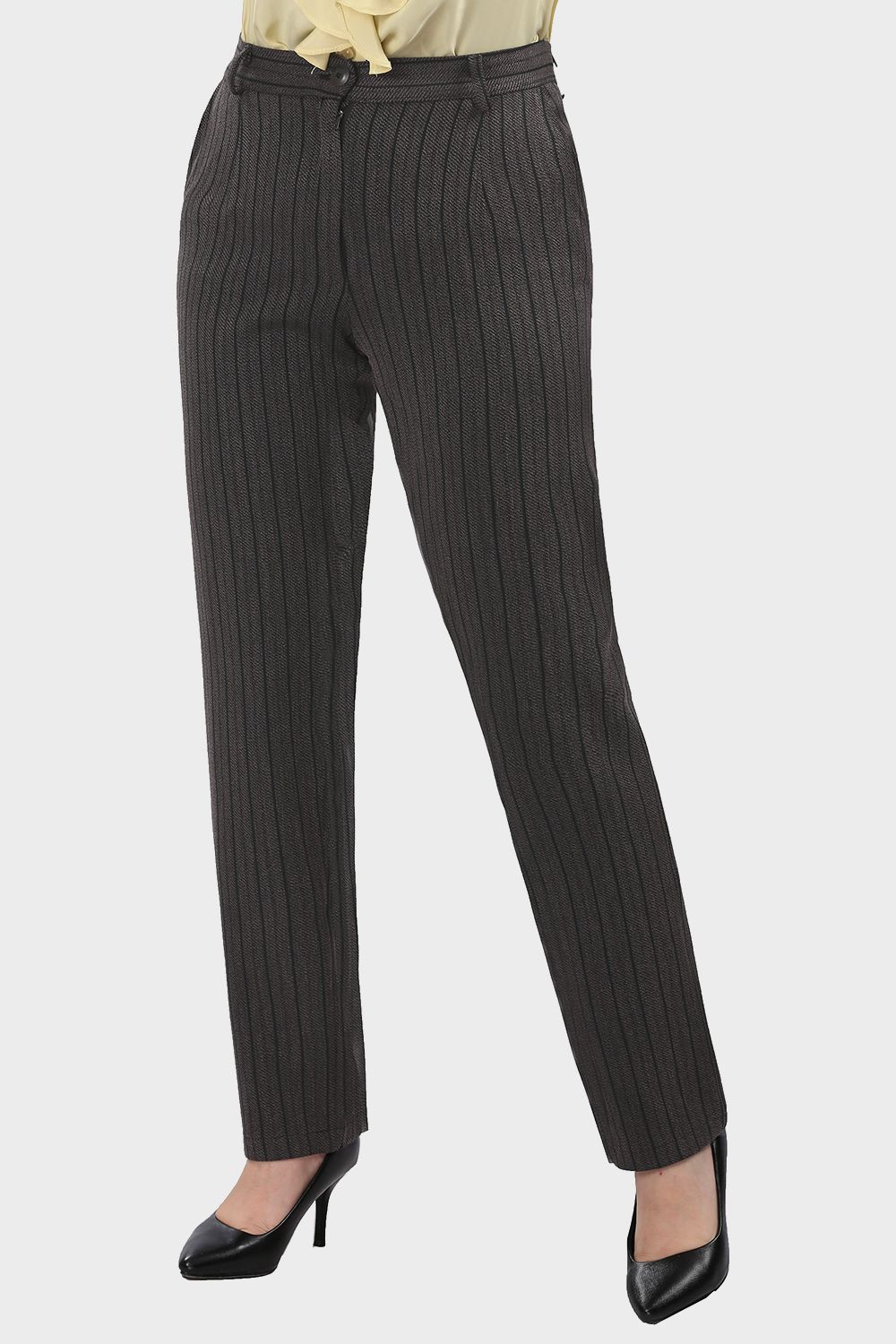 Smoky Striped Straight Leg Pants