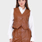 Miss Venus Solid Leather Vest