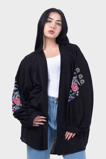 Fashionable Long Sleeves Kimono
