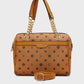 Shoeroom Printed Leather Crossbody Bag