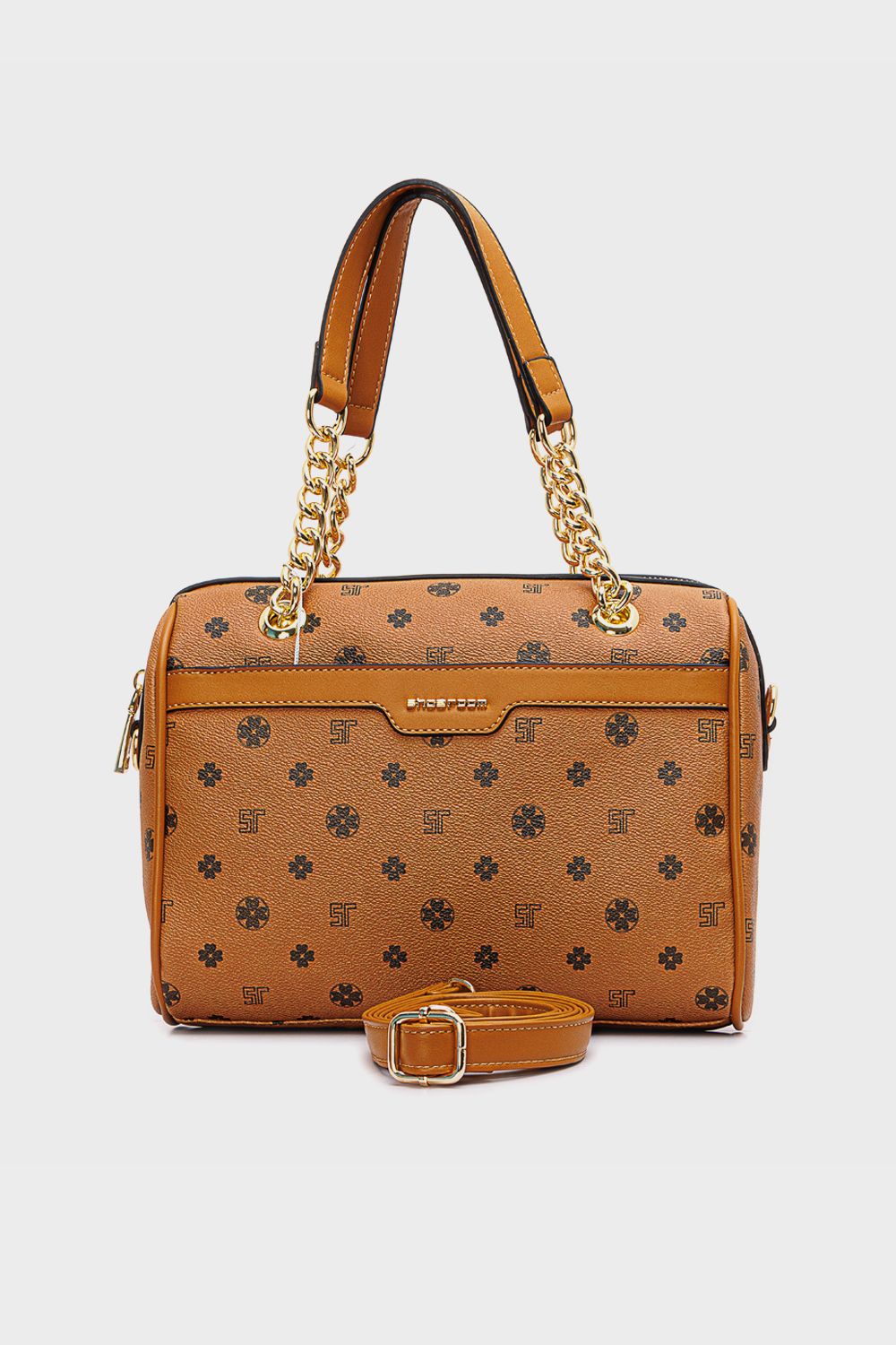 Shoeroom Printed Leather Crossbody Bag