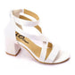 XO Style Plain High Heels Sandals