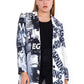 Miss Venus Casual Printed Blazer