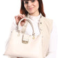 Mr.Joe Solid Handbag with Twist-Lock