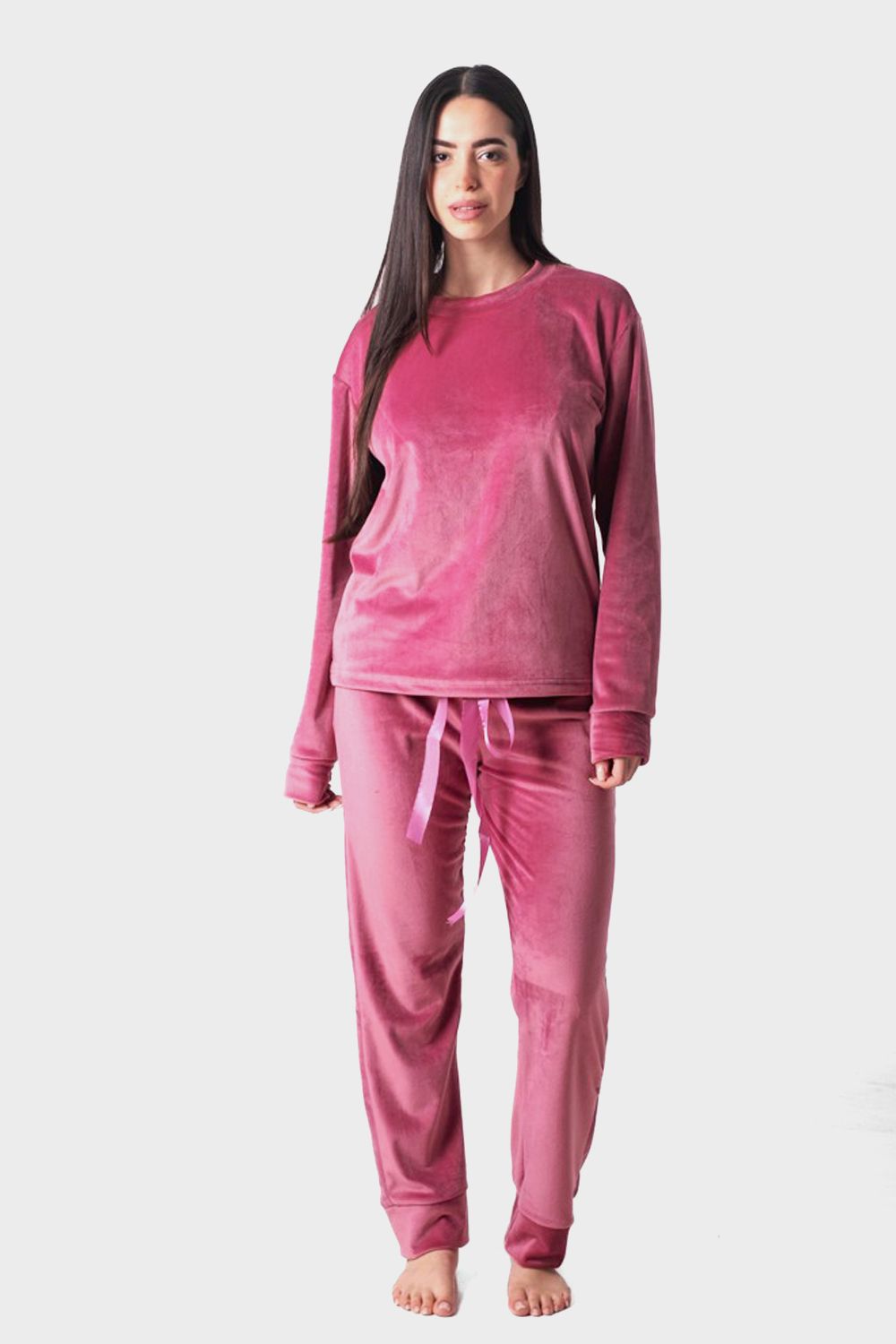 Plain Relaxed Fit Pajama Set