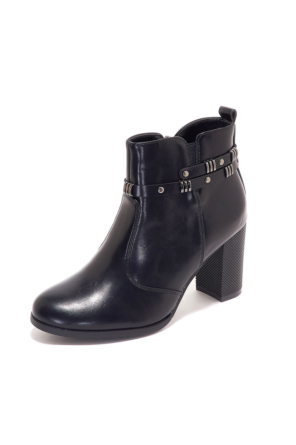 Shoeroom Side Zip-up Half Boot