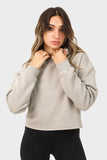 Shechick Unfinished Style Cropped Hoodie