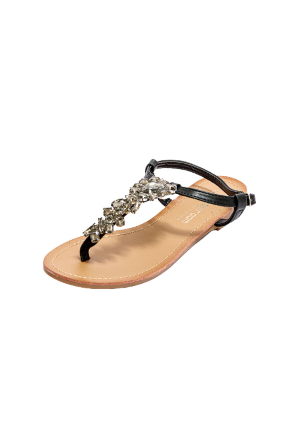 Shoeroom Flat Jewelled Sandals