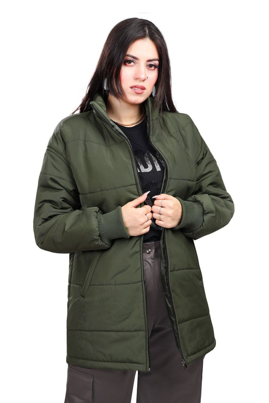 Smoky Long Puffer Jacket