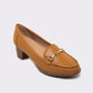 Shoeroom Golden Detailing Heeled Loafer