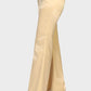 Smoky Flare Leg Satin Pants