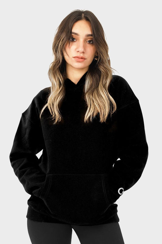 Shechick Plain Oversized Hoodie