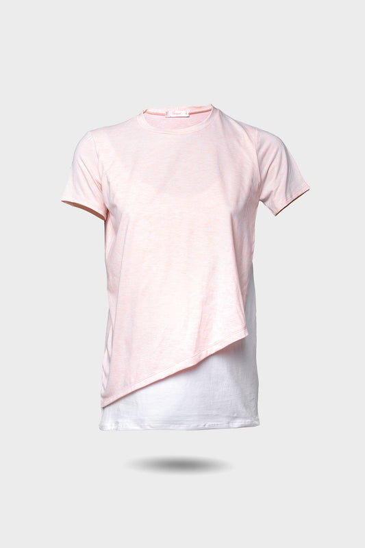 Hesper Short Sleeve Side Diagonal T-Shirt