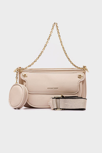 Trendy Solid Crossbody Bag