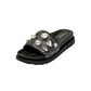 Shoeroom Elegant Studded Slides