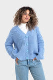 Okoye Light Blue Knitted Sweater