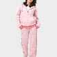 Shechick Bi-Tone Hoodie & Sweatpants Tracksuit Set