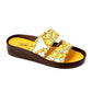 Mr.Joe Double Strapped Elegant Platform Slippers