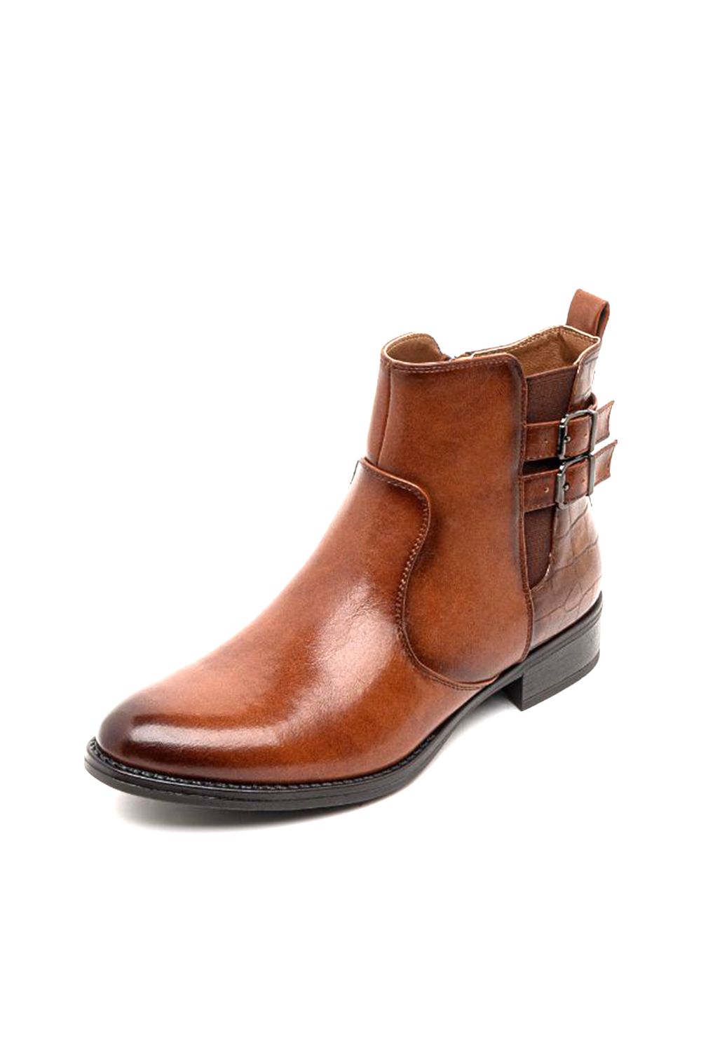 Shoeroom Elastic Side Half Boot