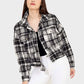 Miss Venus Short Checkered Jacket