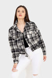 Miss Venus Short Checkered Jacket