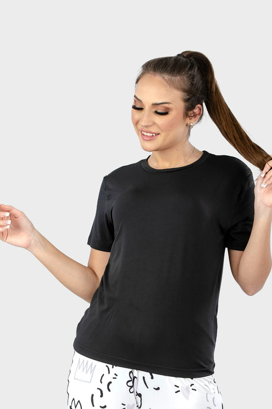 Shechick Plain Basic T-Shirt