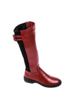 Mr.Joe Bi-Tone Side Zipper knee High Boot