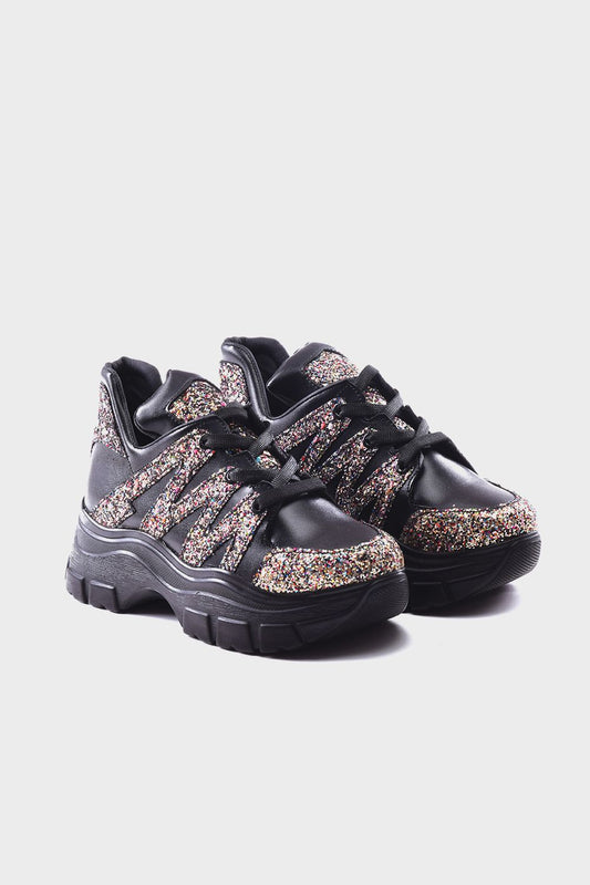 Mr.Joe Glittery Sneakers