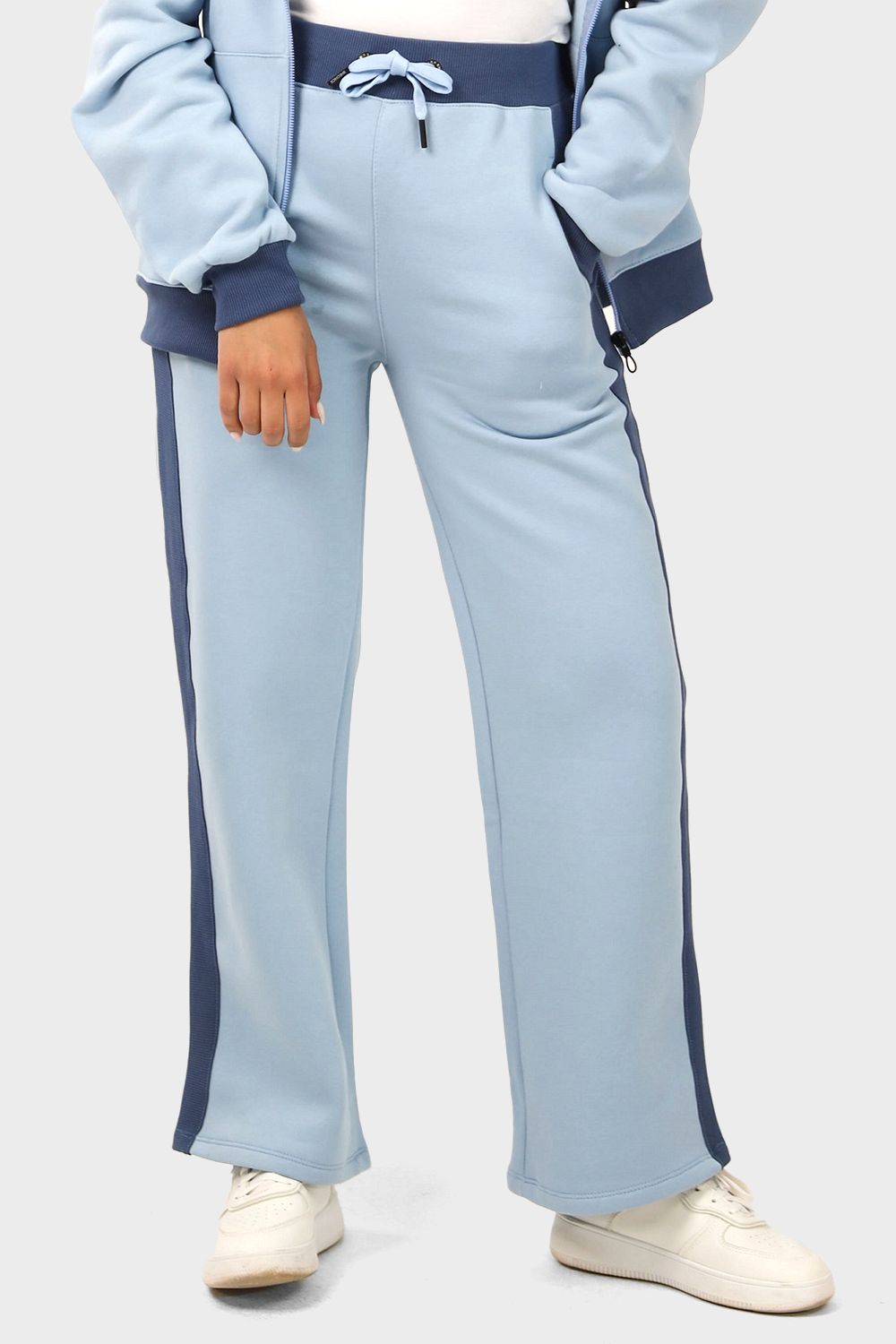 Shechick Bi-Tone Straight Leg Sweatpant