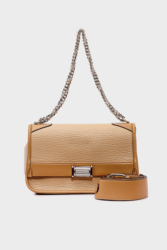 Shoeroom Simple Cross Bag with Metal Chain