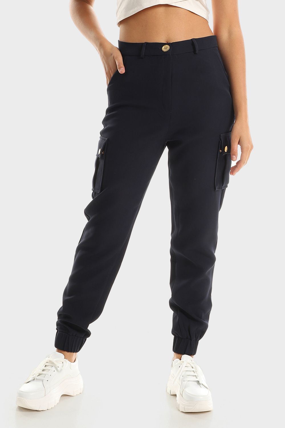 Mr.Joe Jogger Pants with Elastic Hems