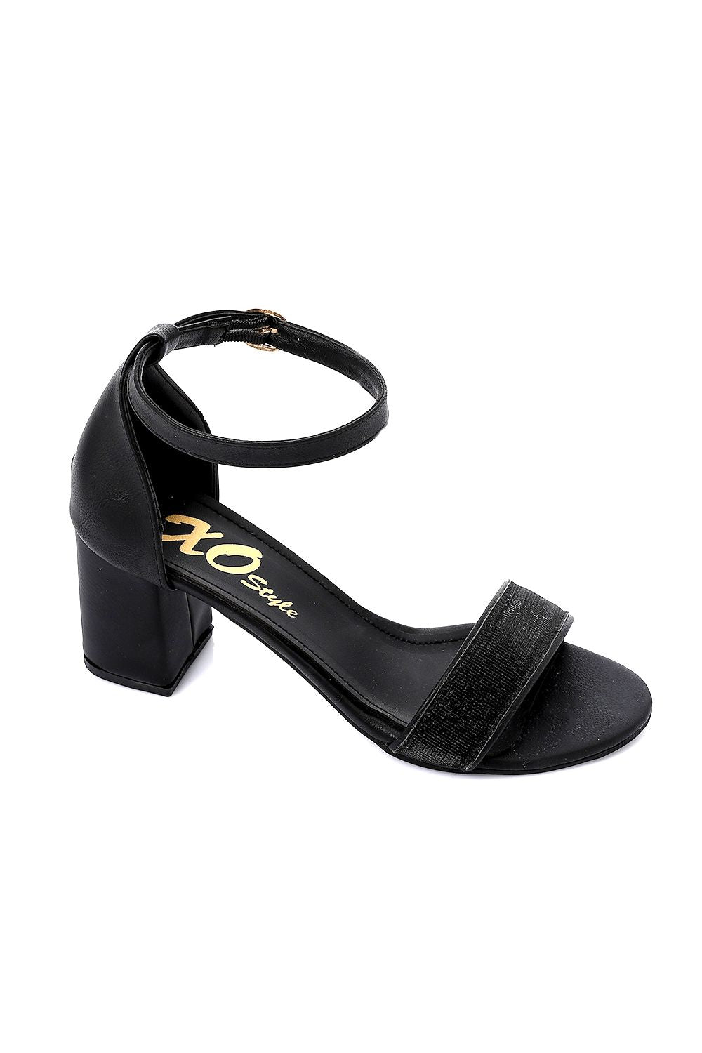 XO Style Glittery Strap High Heels Sandals