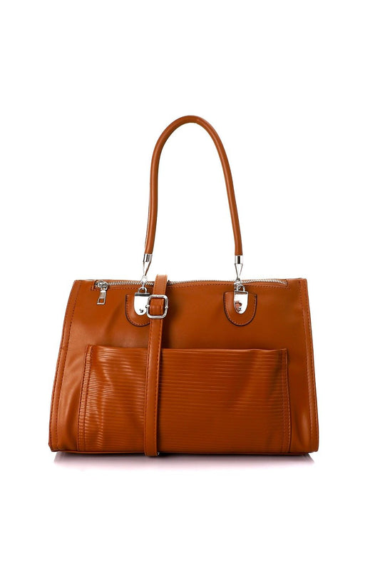 Mr.Joe Handbag with Front Ribbed Pocket